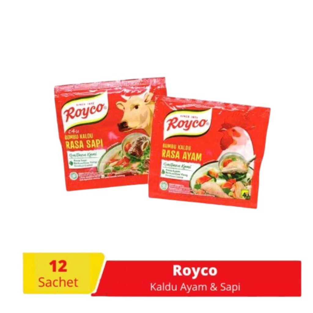 

Royko ayam dan royko sapi//kaldu bubuk//kaldu ayam//kaldu sapi//penyedap rasa//kaldu bubuk termurah//royko satu renteng/royko satu lusin termurah
