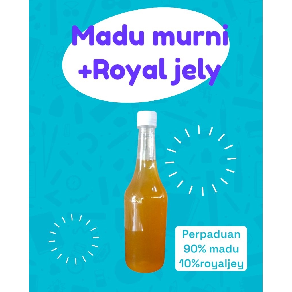 

madu super 1 kg (madu + royal jelly)
