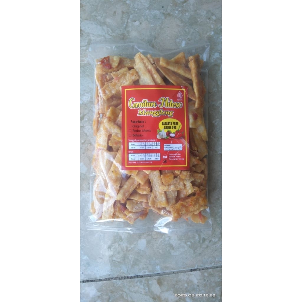 

keripik singkong pedas manis, keripik singkong manggleng,Snack keripik singkong