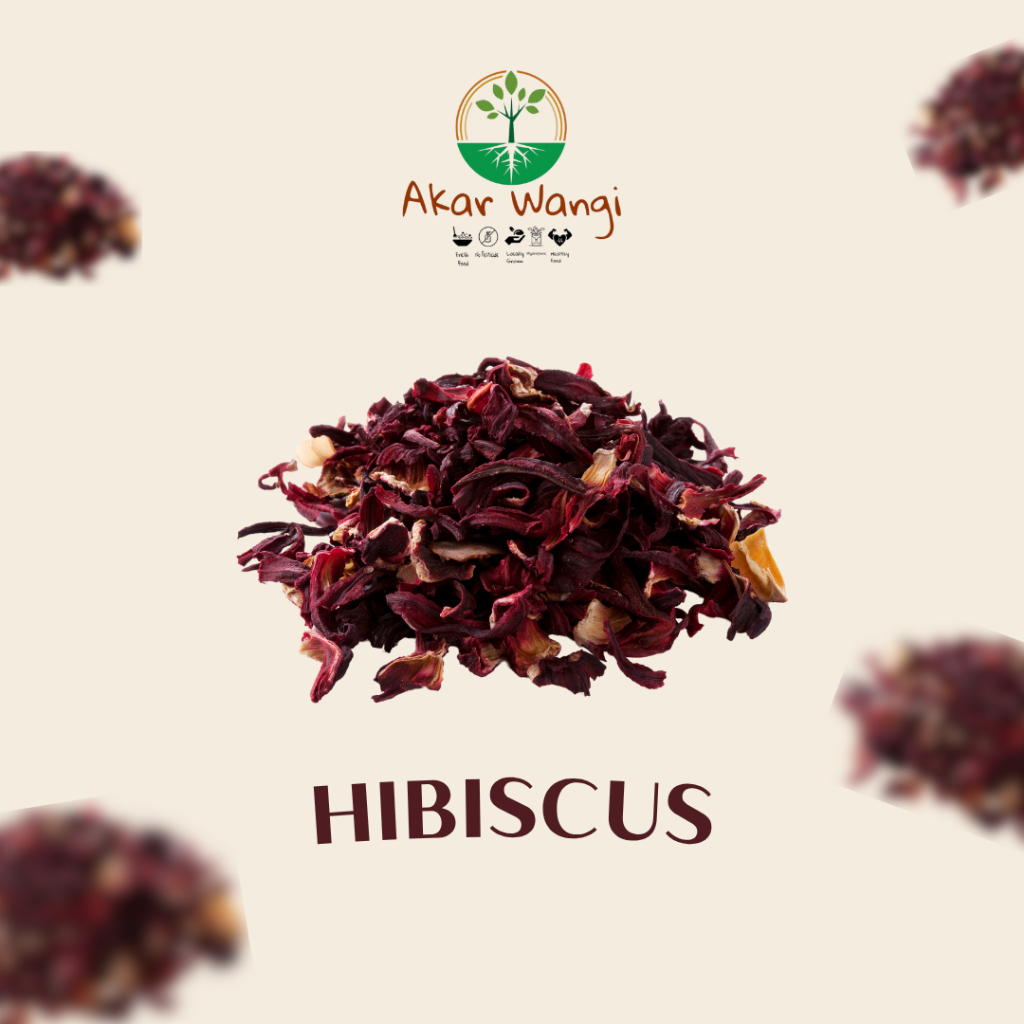 

Hibiscus-Rosella Glass Tube Tea |Akar Wangi Artisan Tisane Herbal Flower Tea|Teh Seduh Bunga Rosella