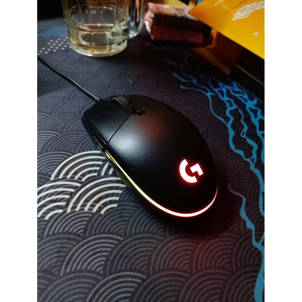 Logitech G203 Mouse Gaming Wired RGB Lightsync with Macro