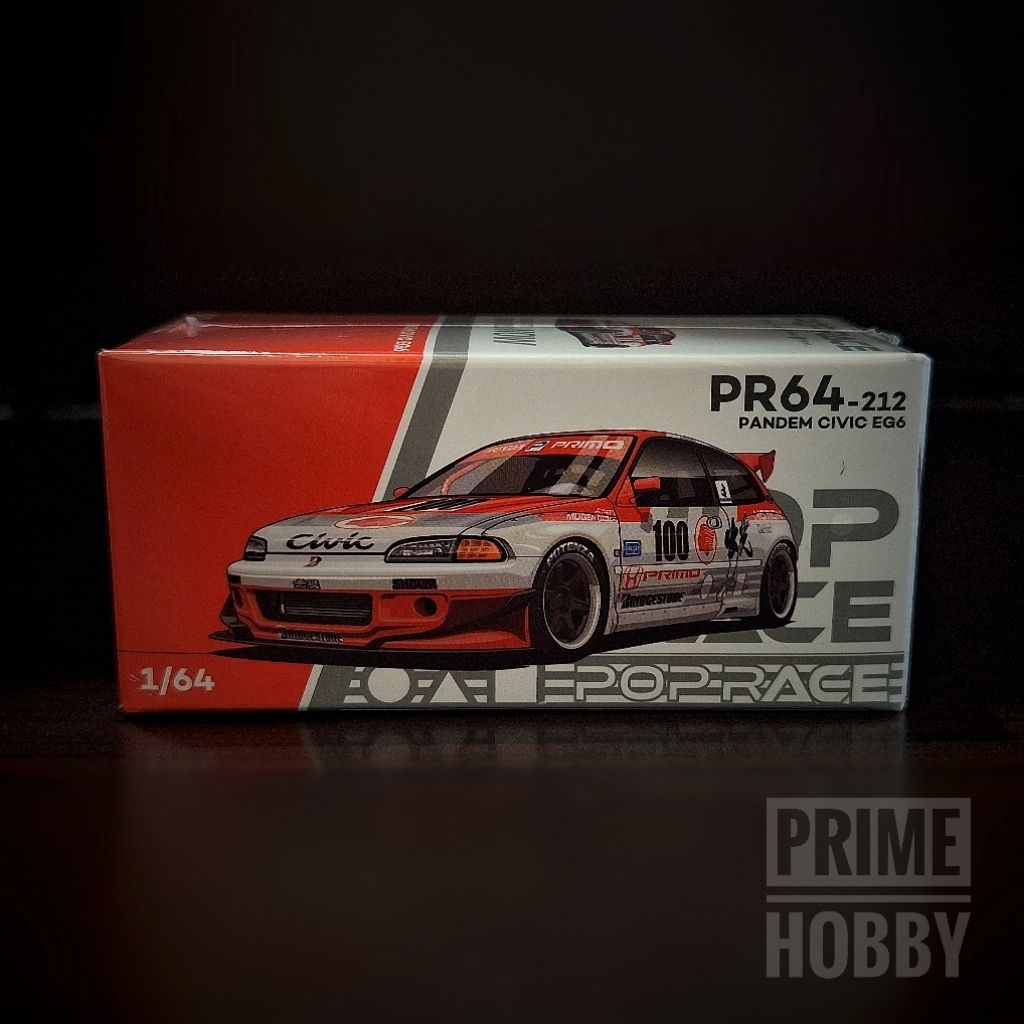 POPRACE PANDEM HONDA CIVIC EG6 IDEMITSU