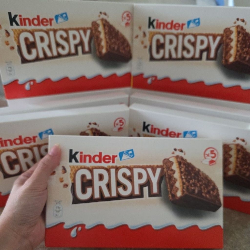 

NEW!!!! KINDER CRISPY ISI 5 BARS, EXP NOV 2025