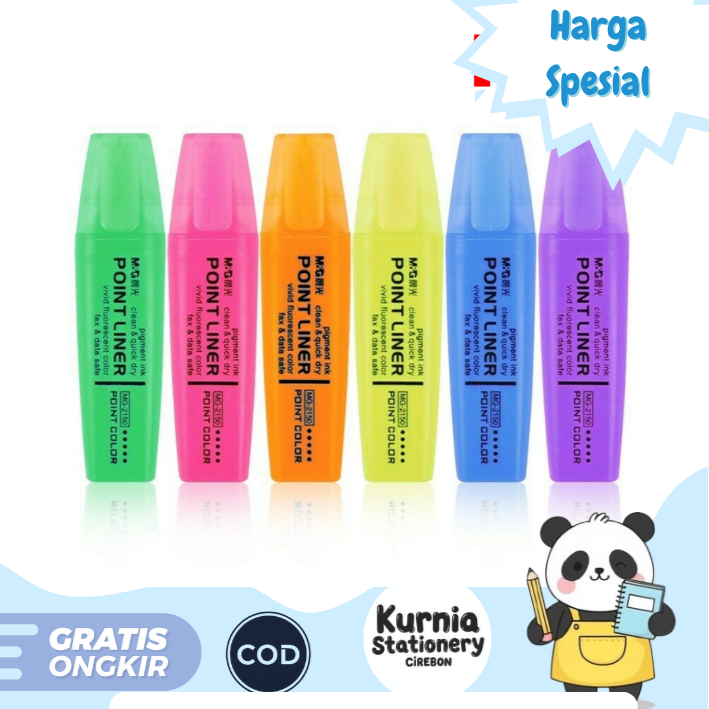 

M&G Point Liner AHM21572 / Highlighter Pigment Ink (Satuan)