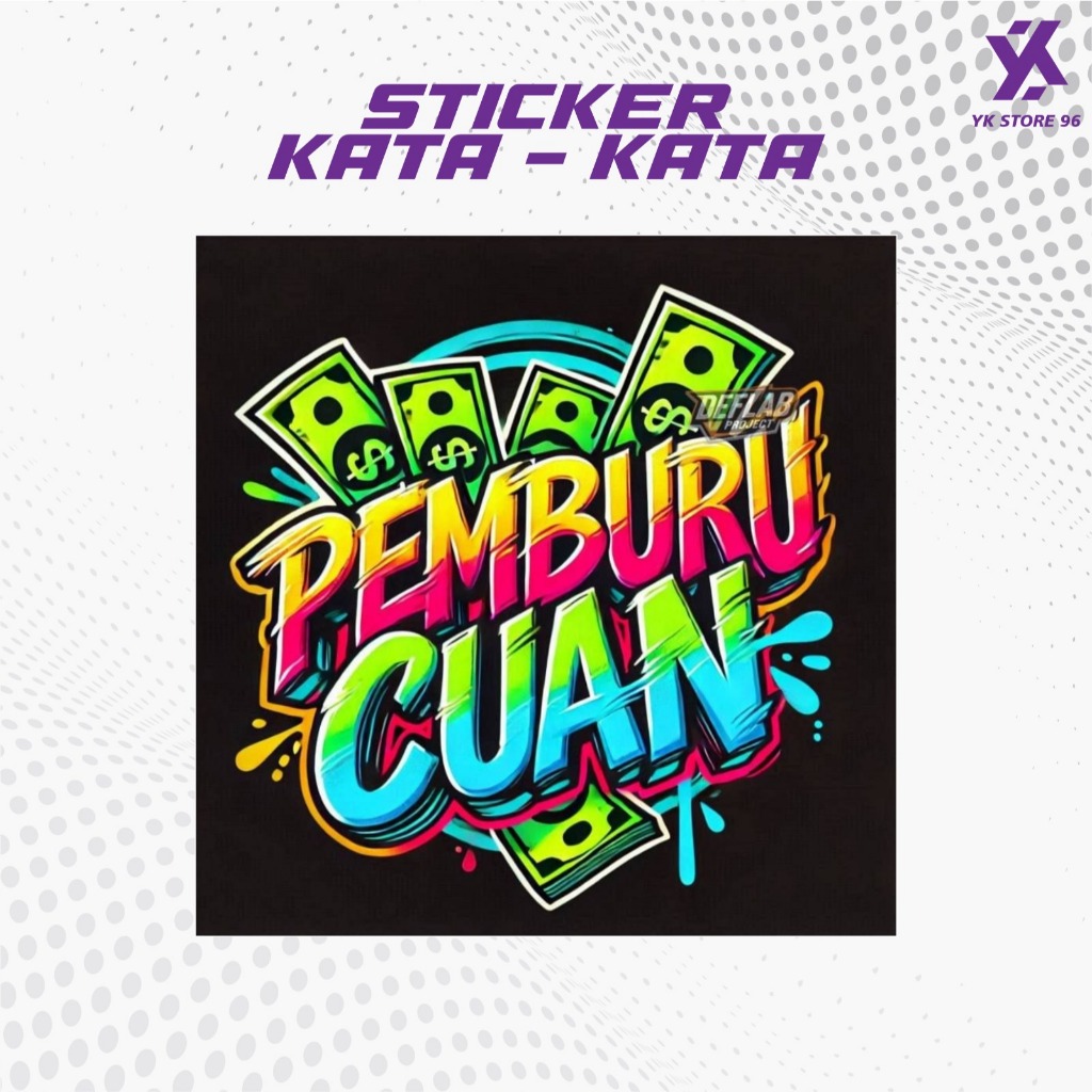 

Stiker Kata Lucu, Stiker Kata Motivasi bahan bagus awet dan anti air
