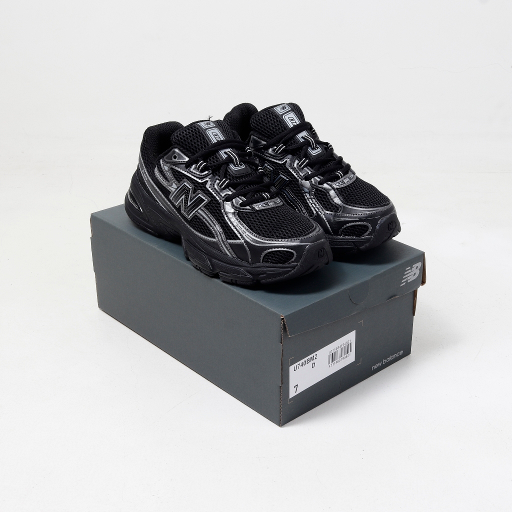 New Balance 740 V2 Black Grey Silver - NB 740
