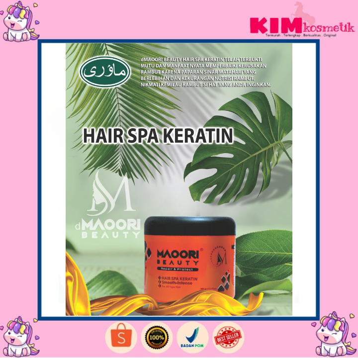 Maoori Professional Hair Spa Keratin - Salon Treatment - Masker Rambut