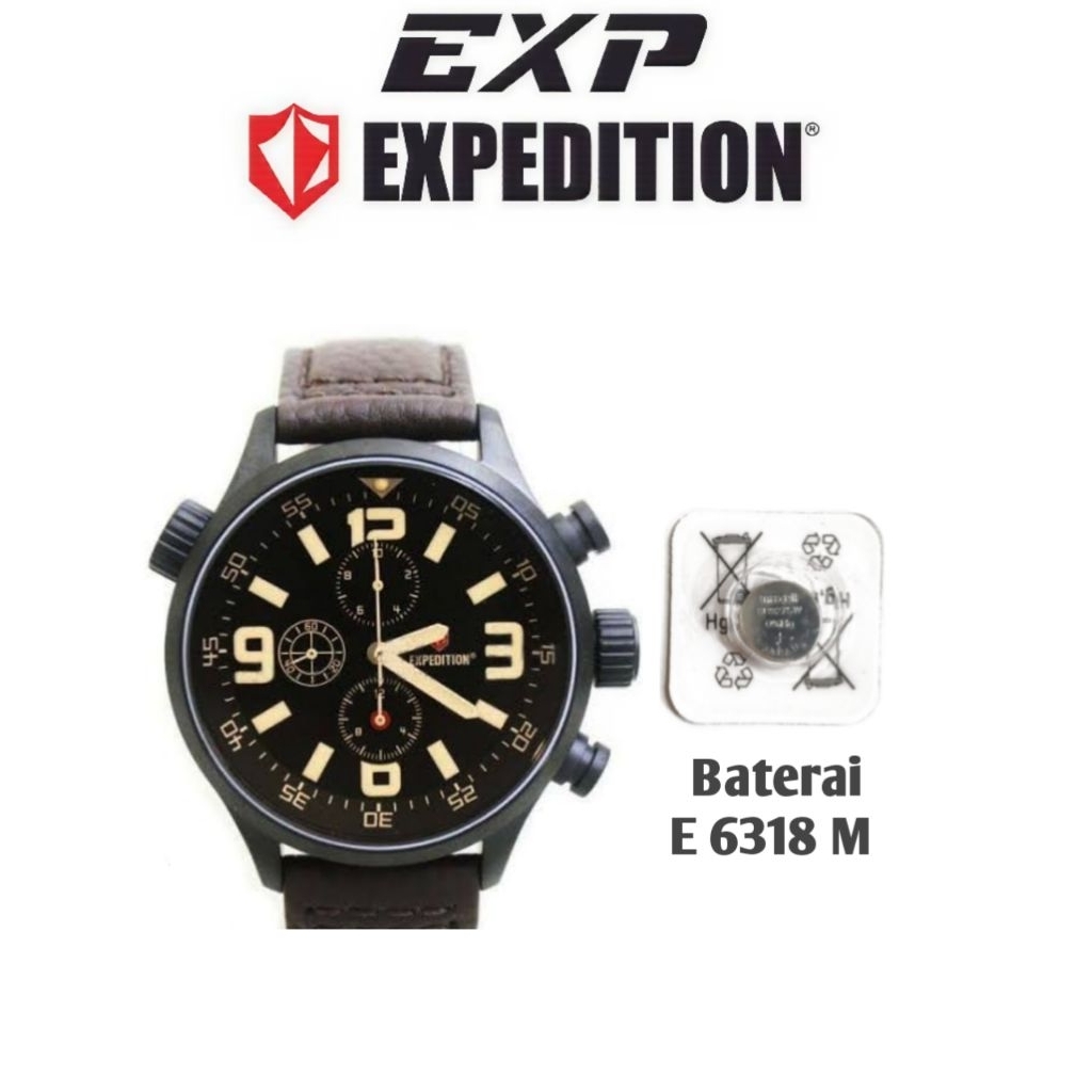 Baterai Original untuk Jam Tangan Expedition Type E 6318 M