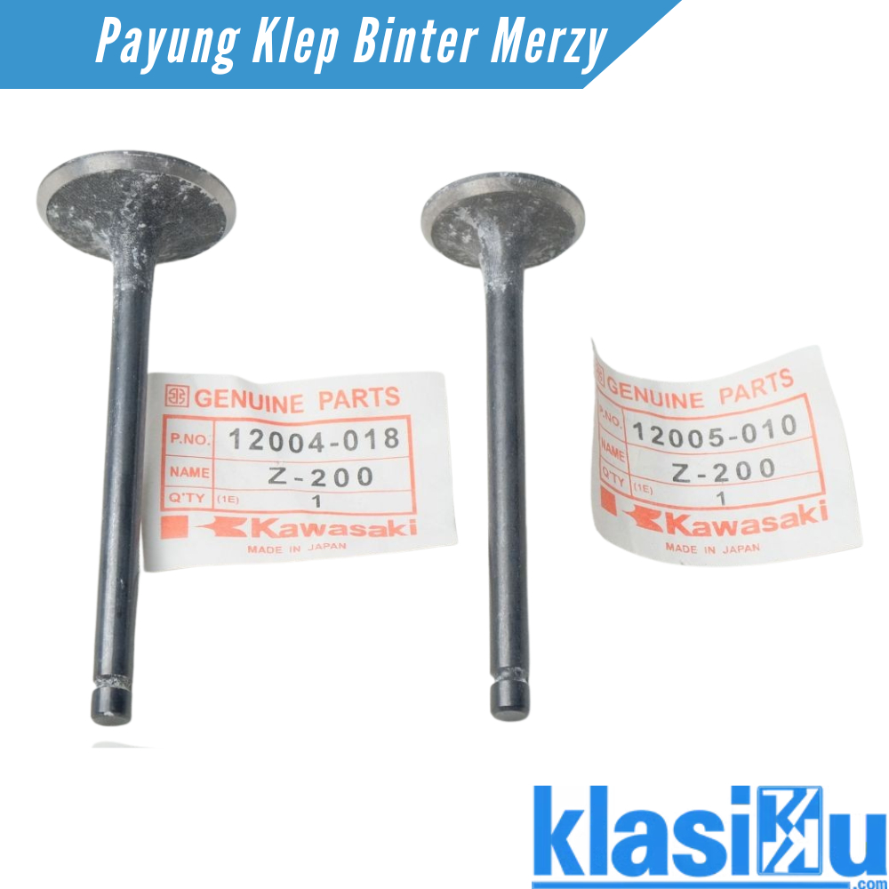 Payung Klep Set In Ex Kawasaki Binter Merzy Z200 KZ200 KLT200 Valve IN EX Kawasaki Z 200 KLT 200 KZ 