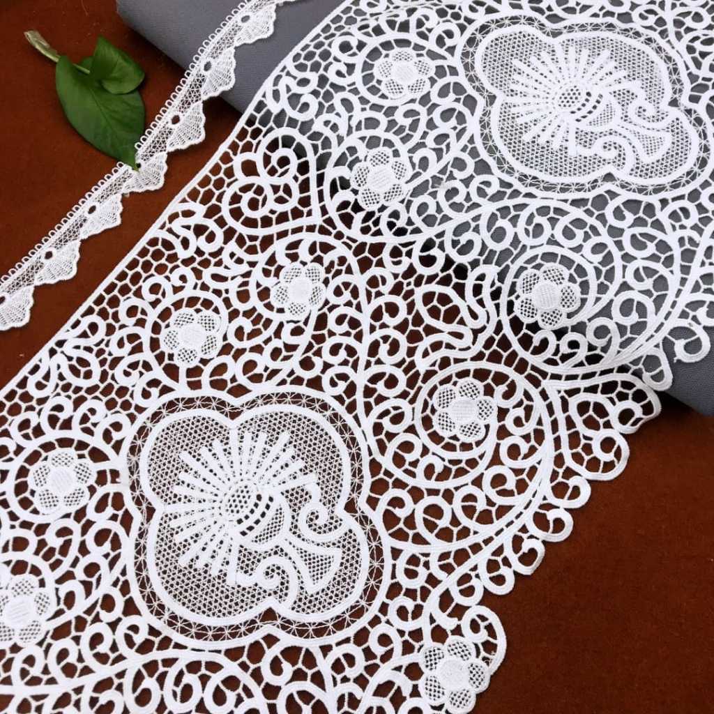 

( 2 YARD ) RENDA TILLE/RENDA AIR FULL BORDIR 9CM