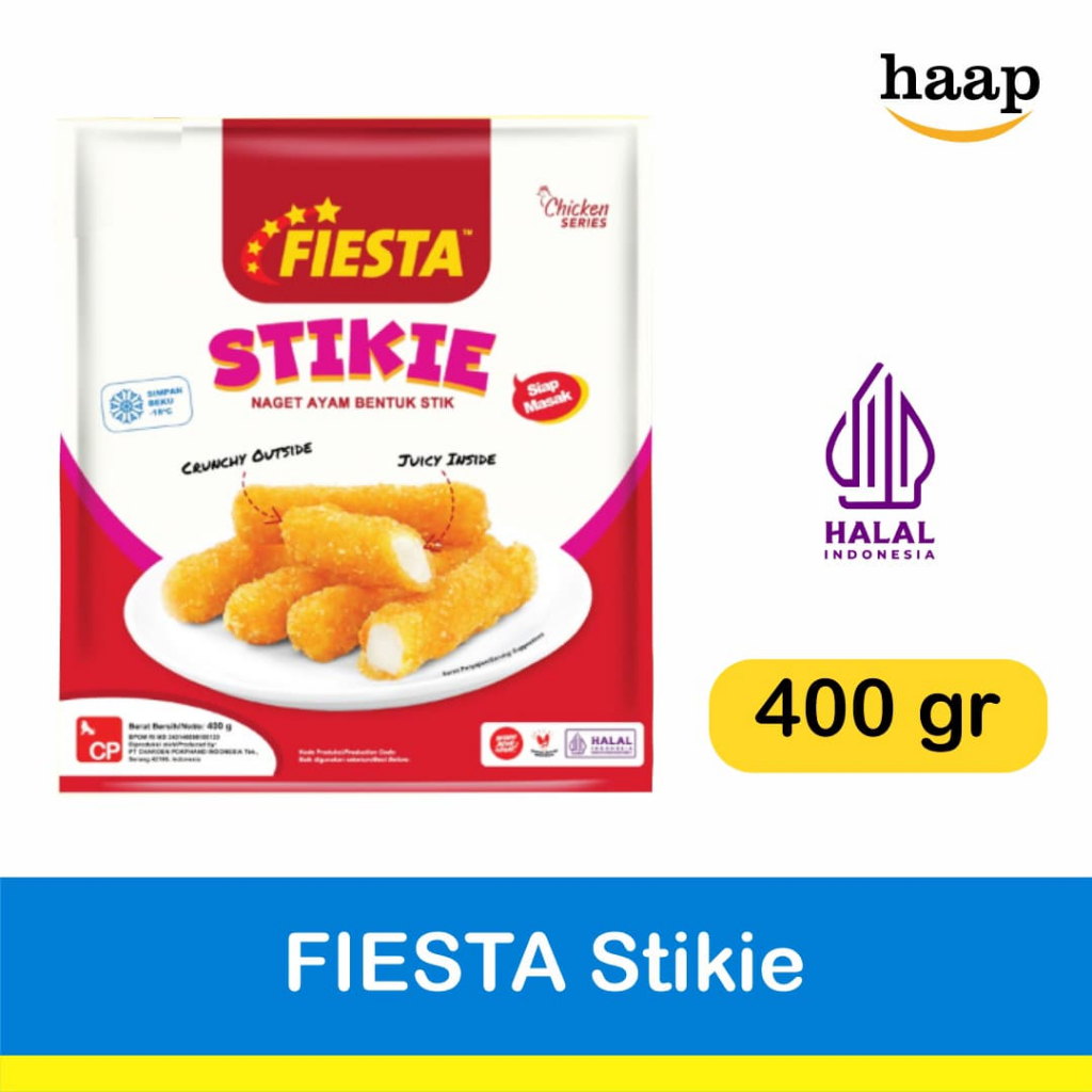 

Fiesta Nugget Stikie 400gr / Nugget Ayam