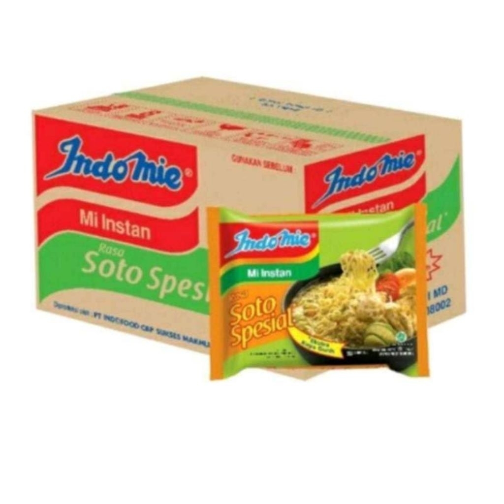 

Indomie Kuah Soto Spesial 1 Karton (isi 50 pcs)