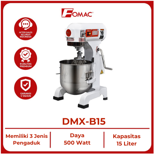 FOMAC DMX-B15 Planetary Dough Mixer 15 Liter