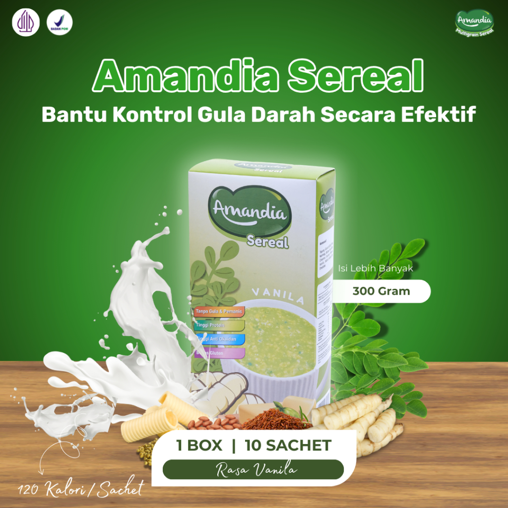 

Amandia Sereal Makanan Sehat Solusi Tepat Bantu Kontrol Gula Darah Secara Efektif