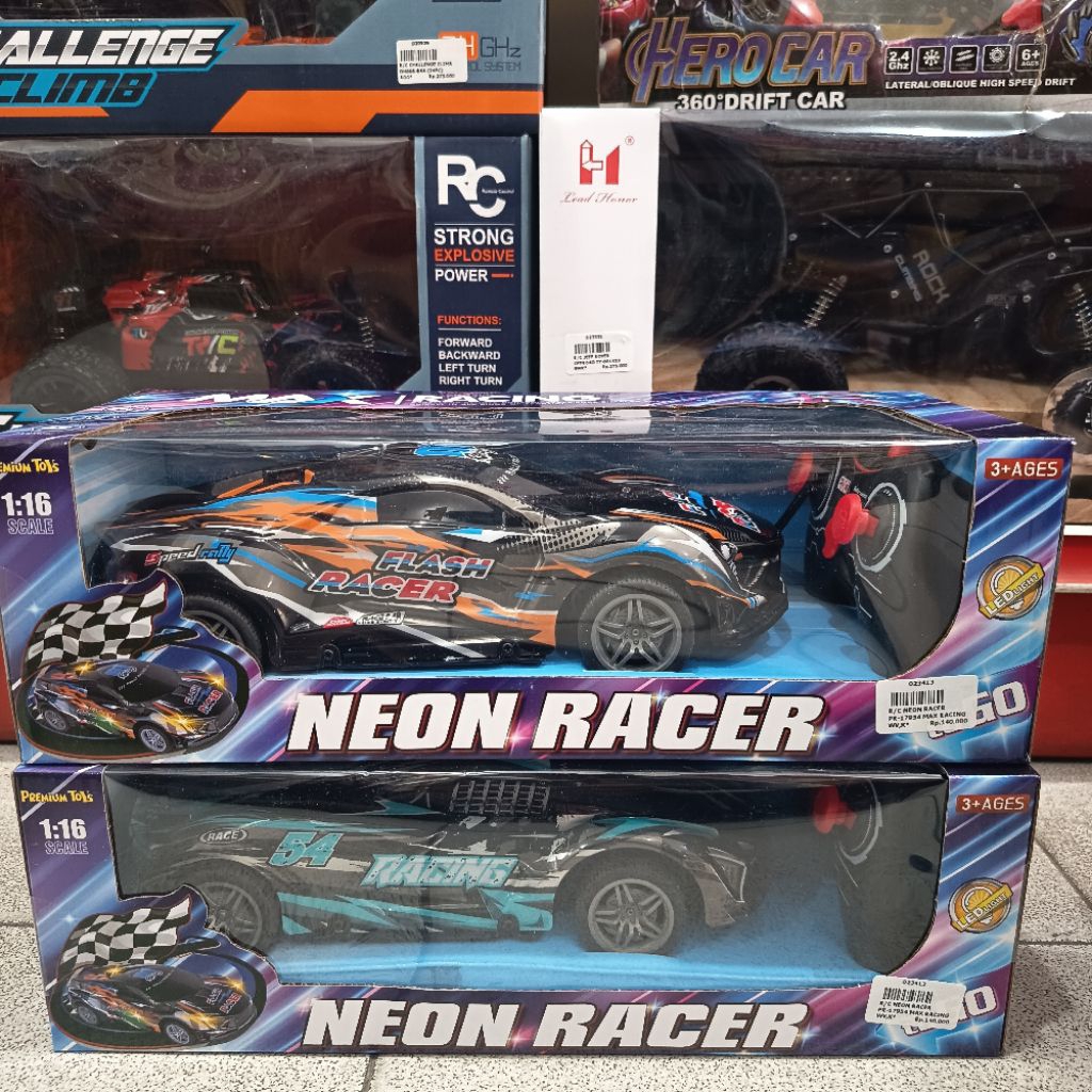 Mobil Rc Remot Terbaru Mobil Balap Neon Racer Dan Spray Runner