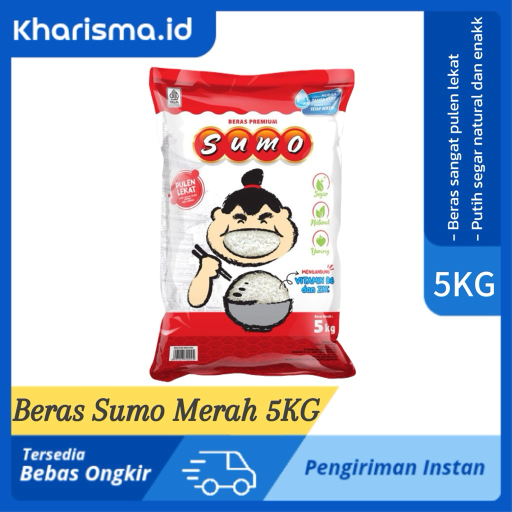 

Beras Sumo Merah 5KG Premium sangat pulen