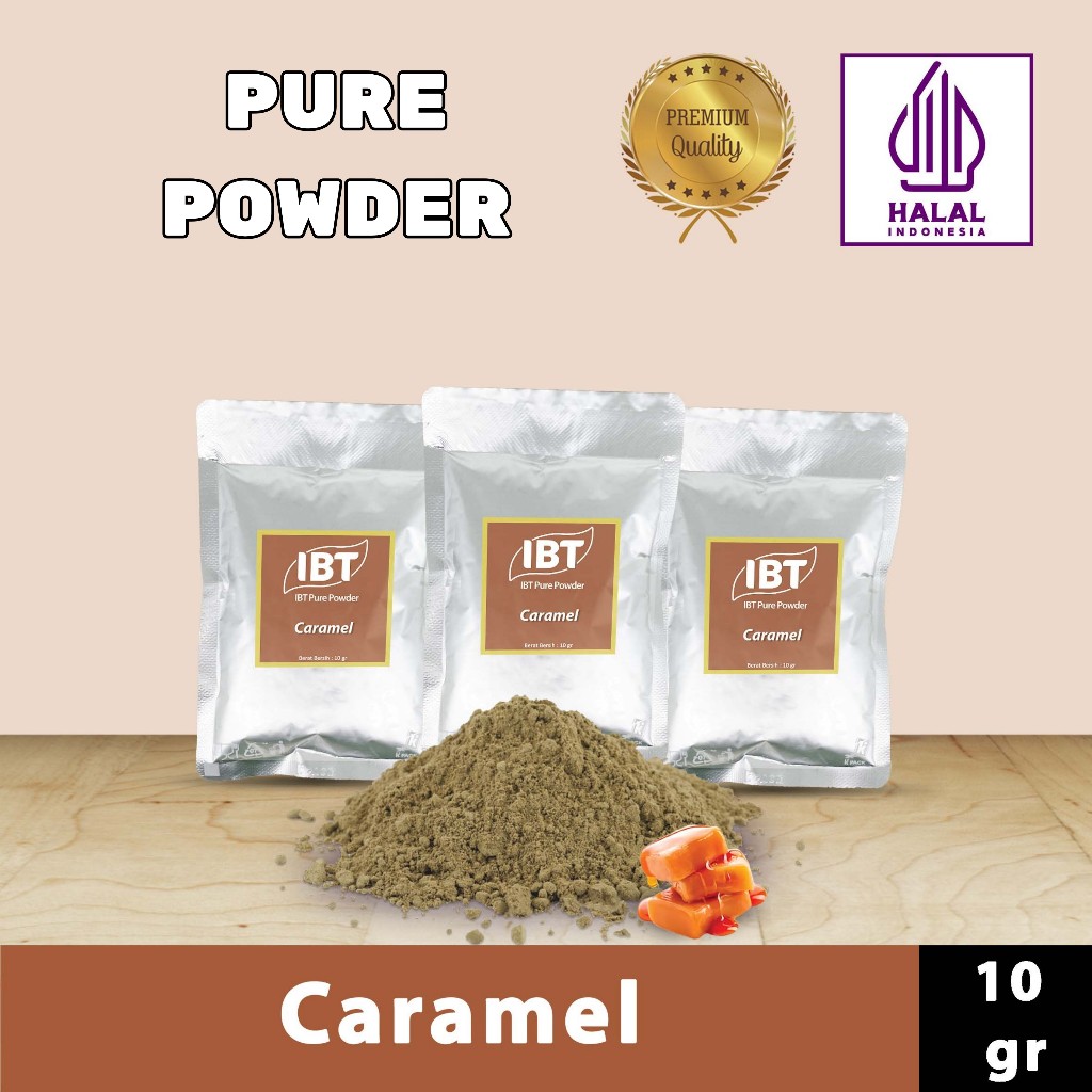 

Pure Caramel Powder Impor Taiwan Bubuk Karamel Essence Murni Kualitas Bagus Sachet
