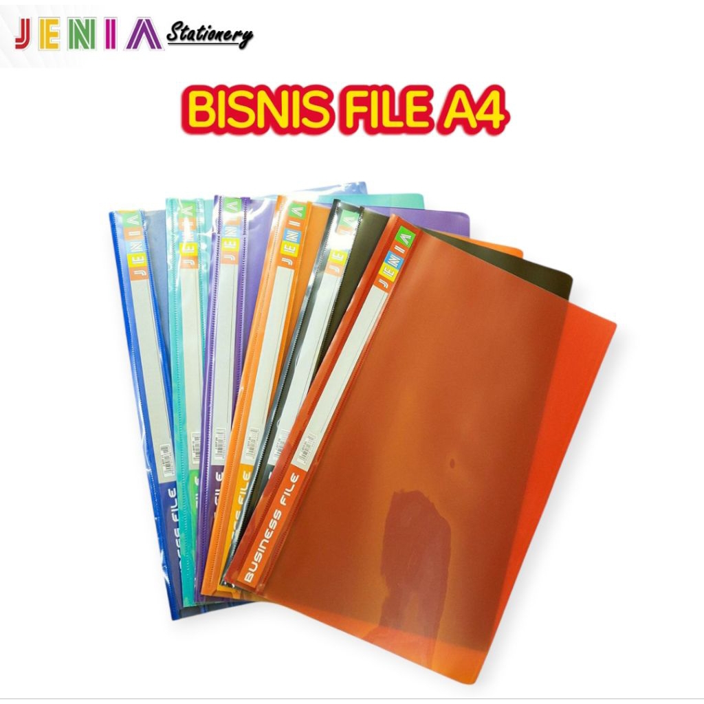 

Bisnis File A4 Jenia/Map Plastik A4 Snelhecter/Map plastik A4 Fastener