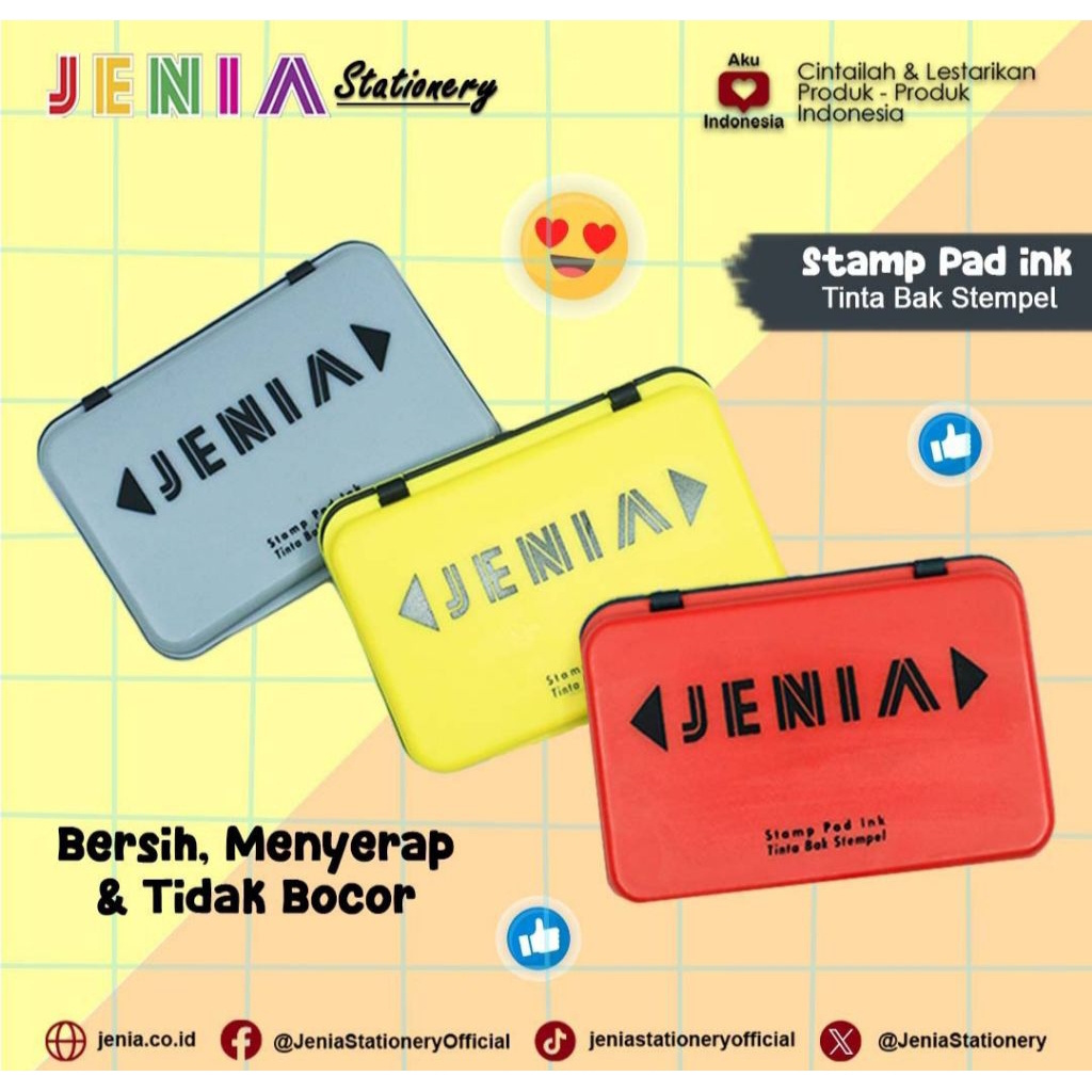 

Bantalan Stempel Jenia/Stamp Pad Jenia