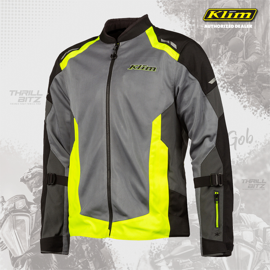 Jaket Klim Induction Jacket - Hivis Monument Gray