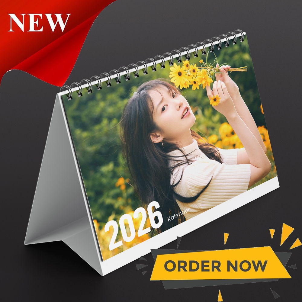 

A&M Kalender Lee Ji-eun ( IU ) Kalender Meja Kalender 2026 Kalender K-POP