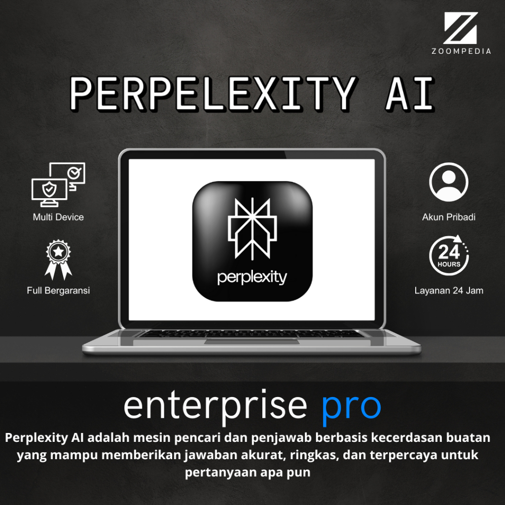 Perplexity AI Pro | 1 Tahun Full Garansi Akun Baru Private