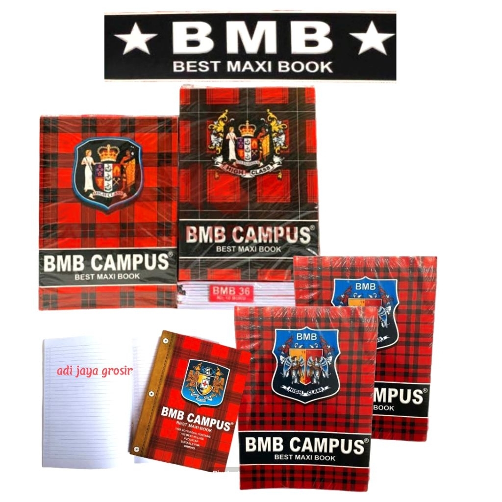

BUKU bmb CAMPUS satu pack 10 buku 36 lembar