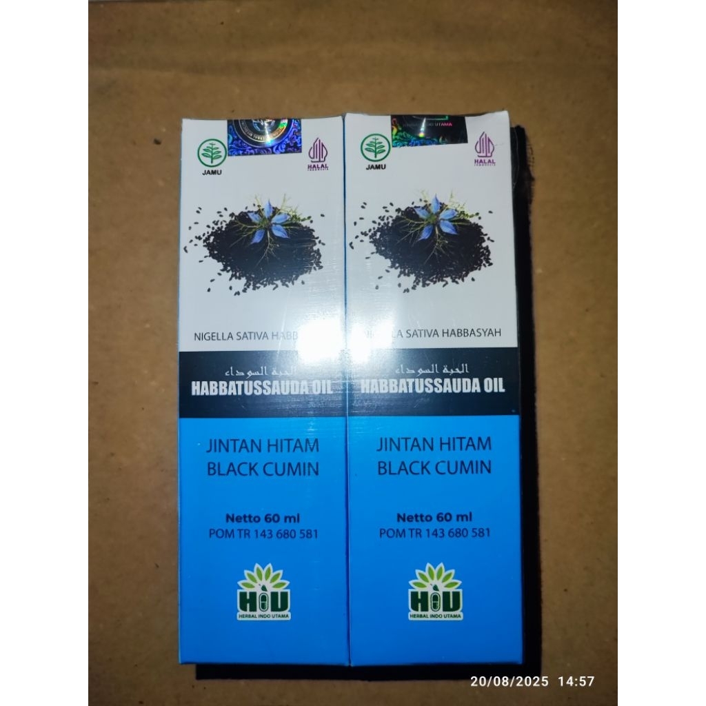 Habbatussauda Minyak Oil 60ml HIU