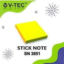 

JUAL STICKY NOTE V-TEC SN3851 1CLR KUNING