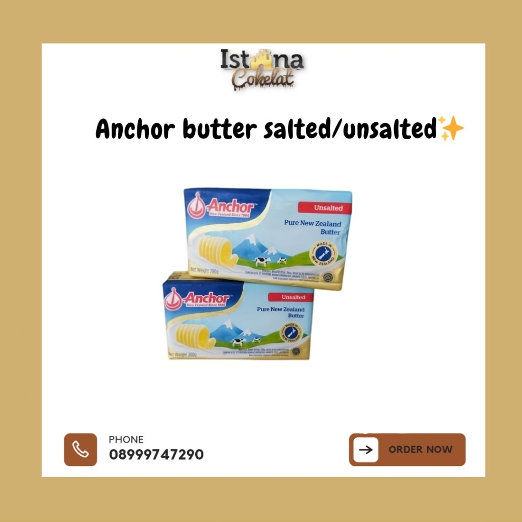 

Anchor butter salted/unsalted