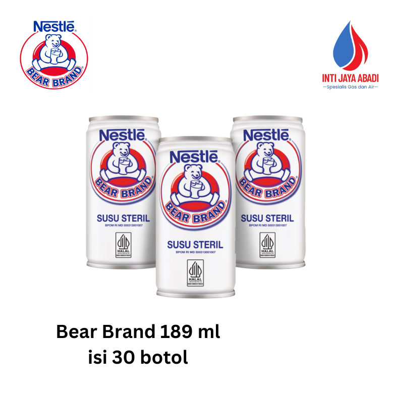 

BEAR BRAND Susu Steril Susu Beruang 189ml x 30 pcs