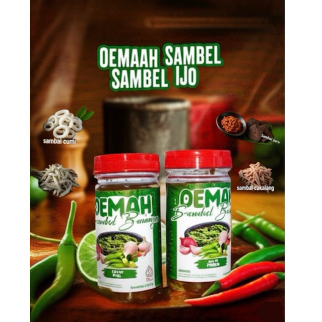 

SAMBEL BAWANG IJO CUMI / 200gr TERMURAH BY Oemah Sambel