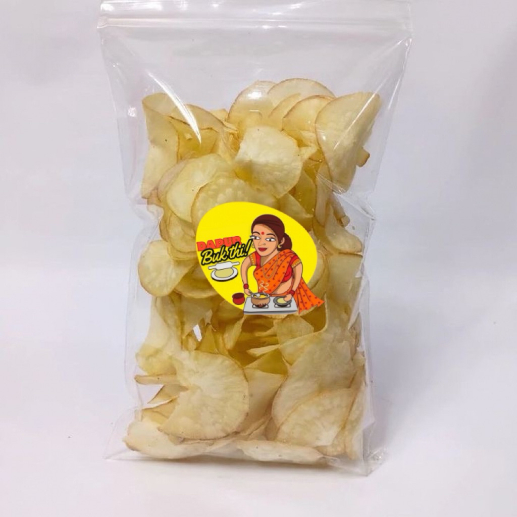 

(GRATIS ONGKIR) KRIPIK SINGKONG ASIN 100G MAKANAN RINGAN MURAH PROMO Singkong Lokal rasa enak
