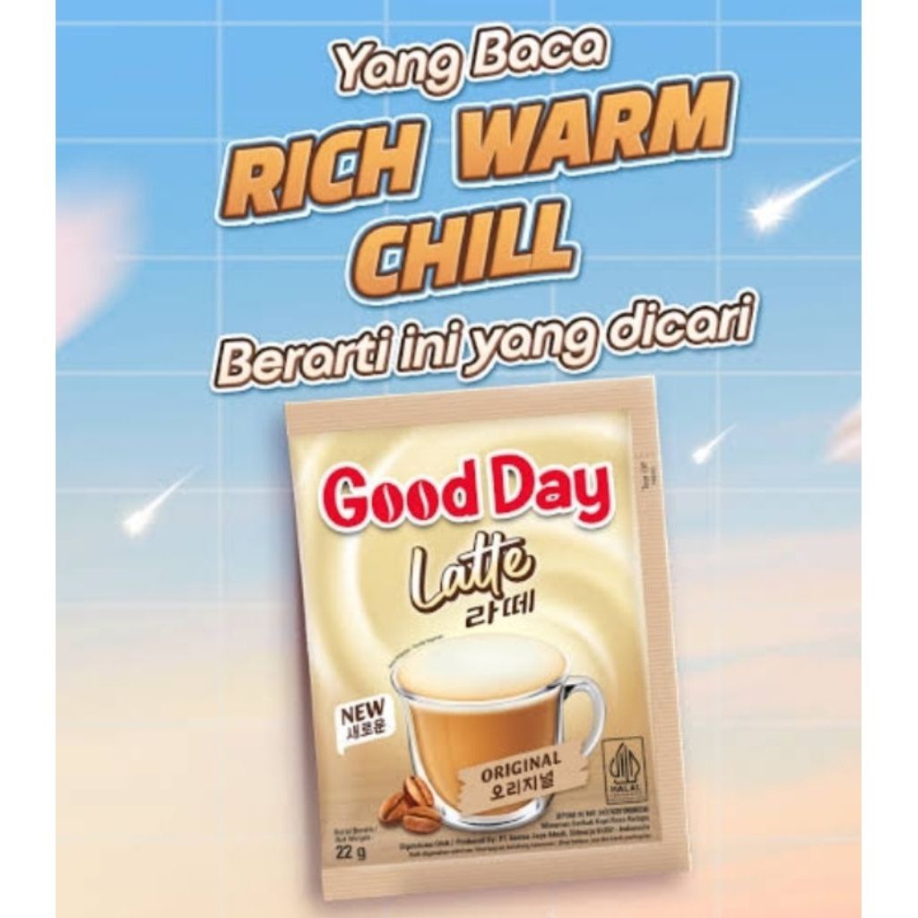 

Goo Day Latte Original 1 Renceng ( 10 )