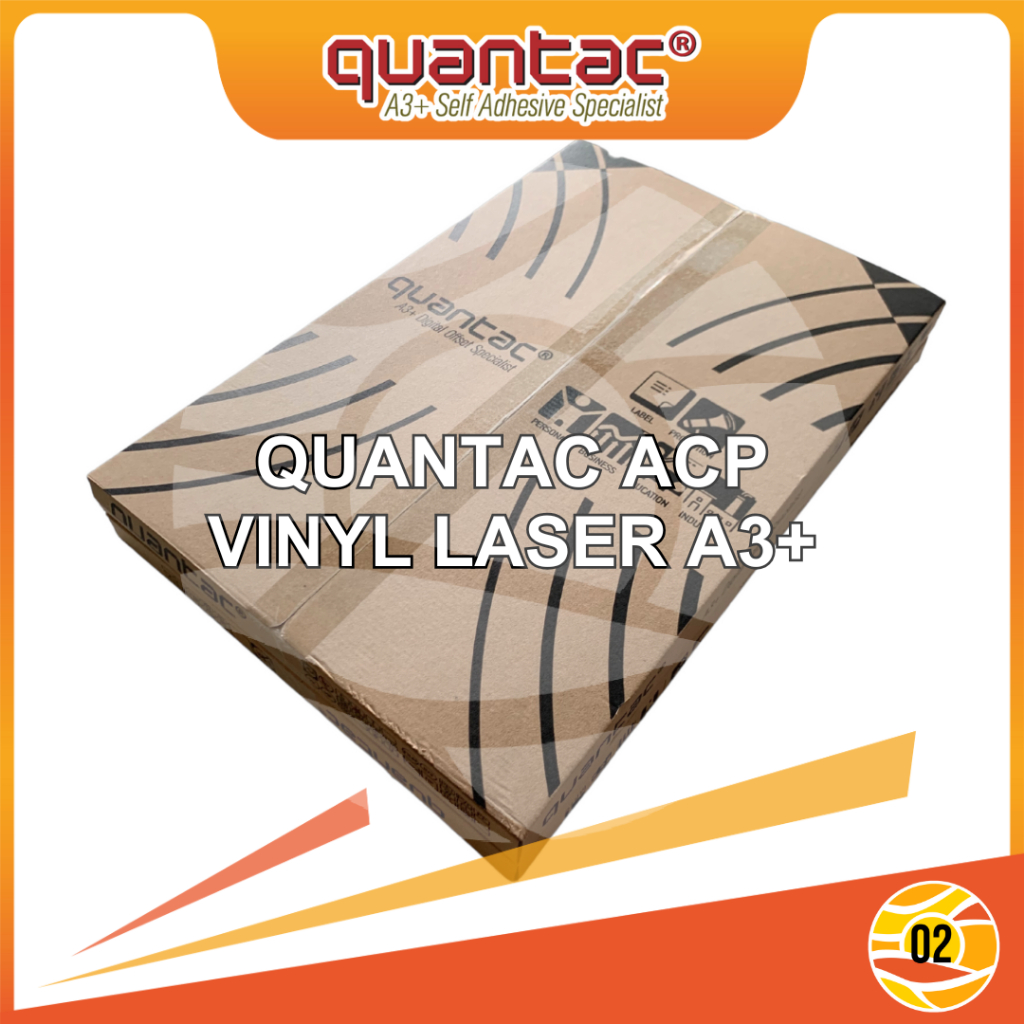 

Paket Hemat Quantac ACP 5 Pack Sticker Vinyl Laser Toner A3+ Stiker Tebal Print Cut Anti Air - SAMEDAY/INSTANT
