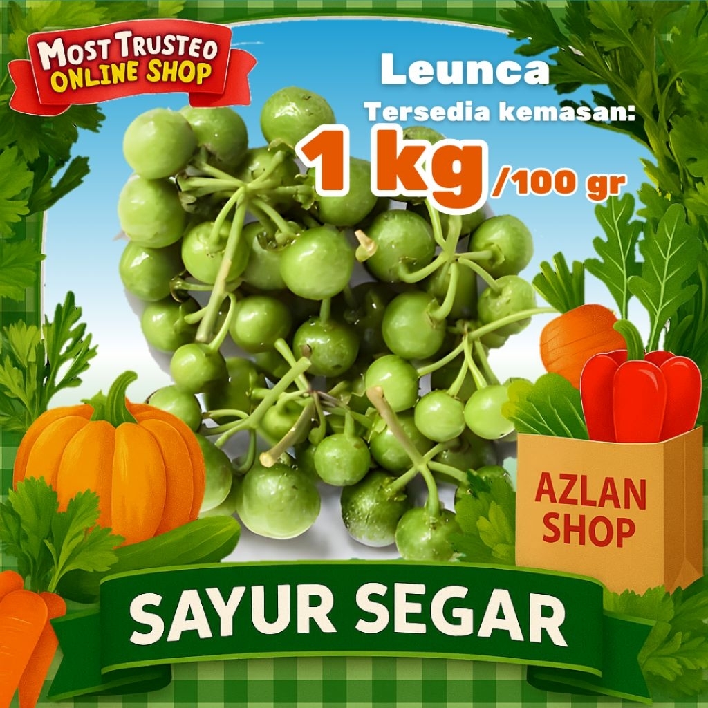 

Leunca 1kg - 100gr, Produk Sayuran Segar (Instan/ Same Day)
