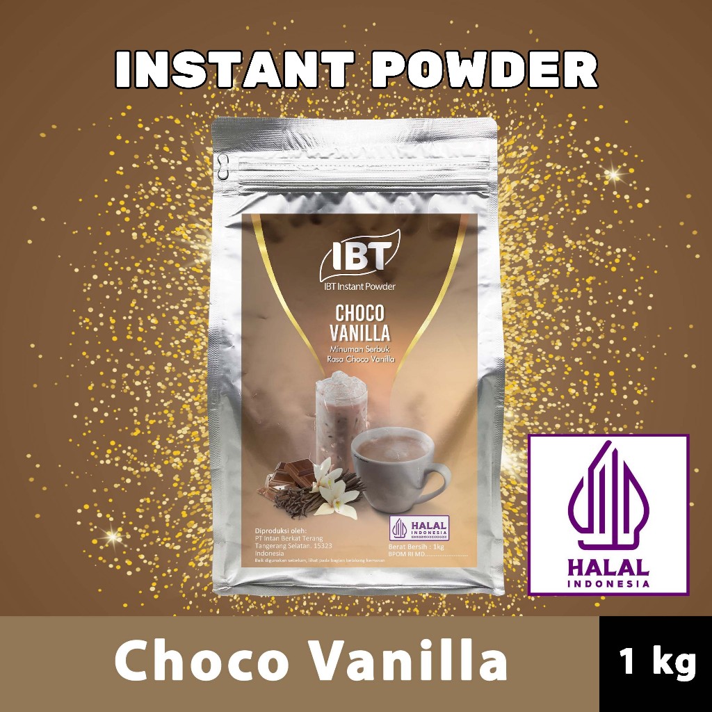 

Bahan Minuman Bubuk Rasa Coklat Choco Vanilla Instant IBT Drink Powder