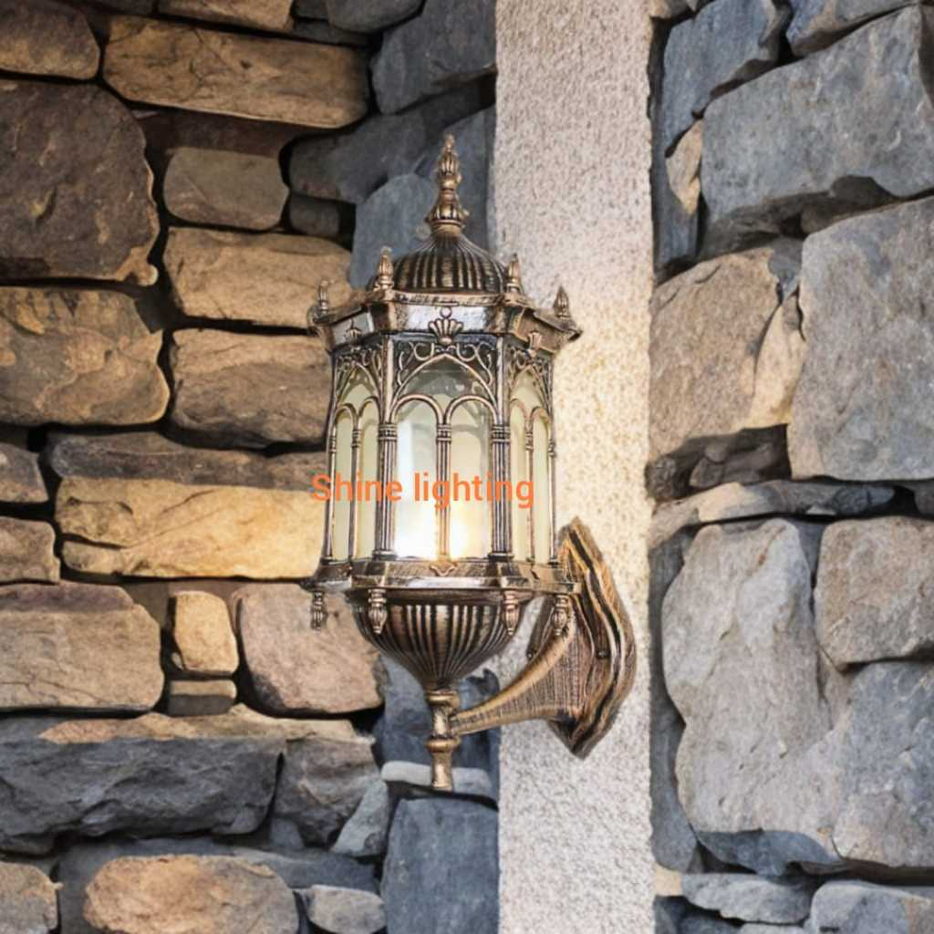 Lampu dinding eropa klasik modern elegan outdoor waterproof teras-cafe-restoran tipe 11000 B/MS