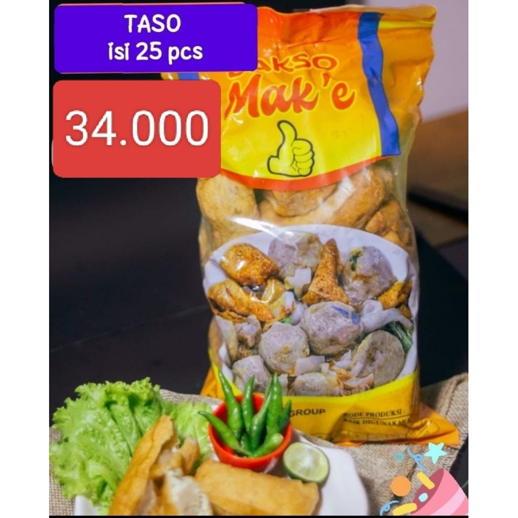 

Bakso Mak'e Taso Isi 25 Pcs