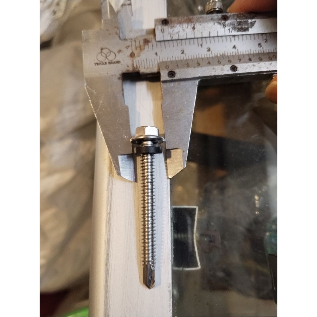 sekrup Roofing ss 304 12mmx50mm stainless