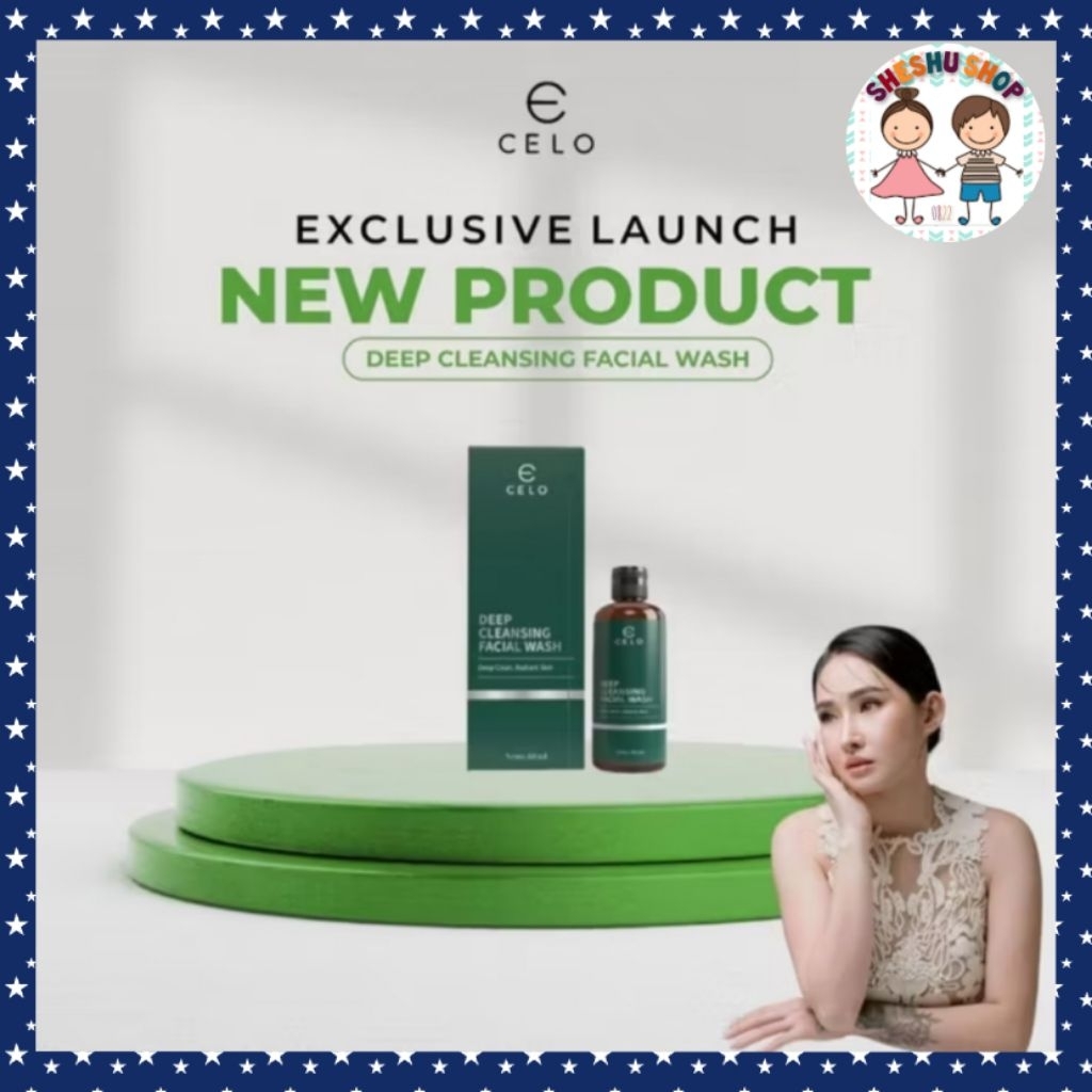(READY STOCK) CELO DEEP CLEANSING WASH SABUN CUCI MUKA 60ML CELO.BEAUTE CECECELO