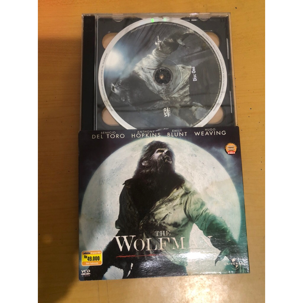 vcd original the wolfman (2010) emily blunt