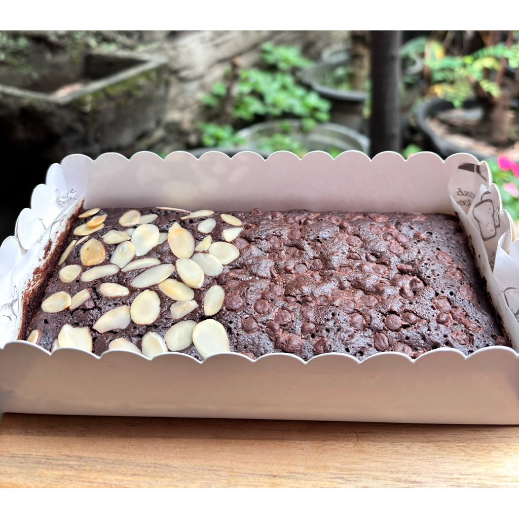 

Brownies Fudge Gluten Free Almond mix choco chips