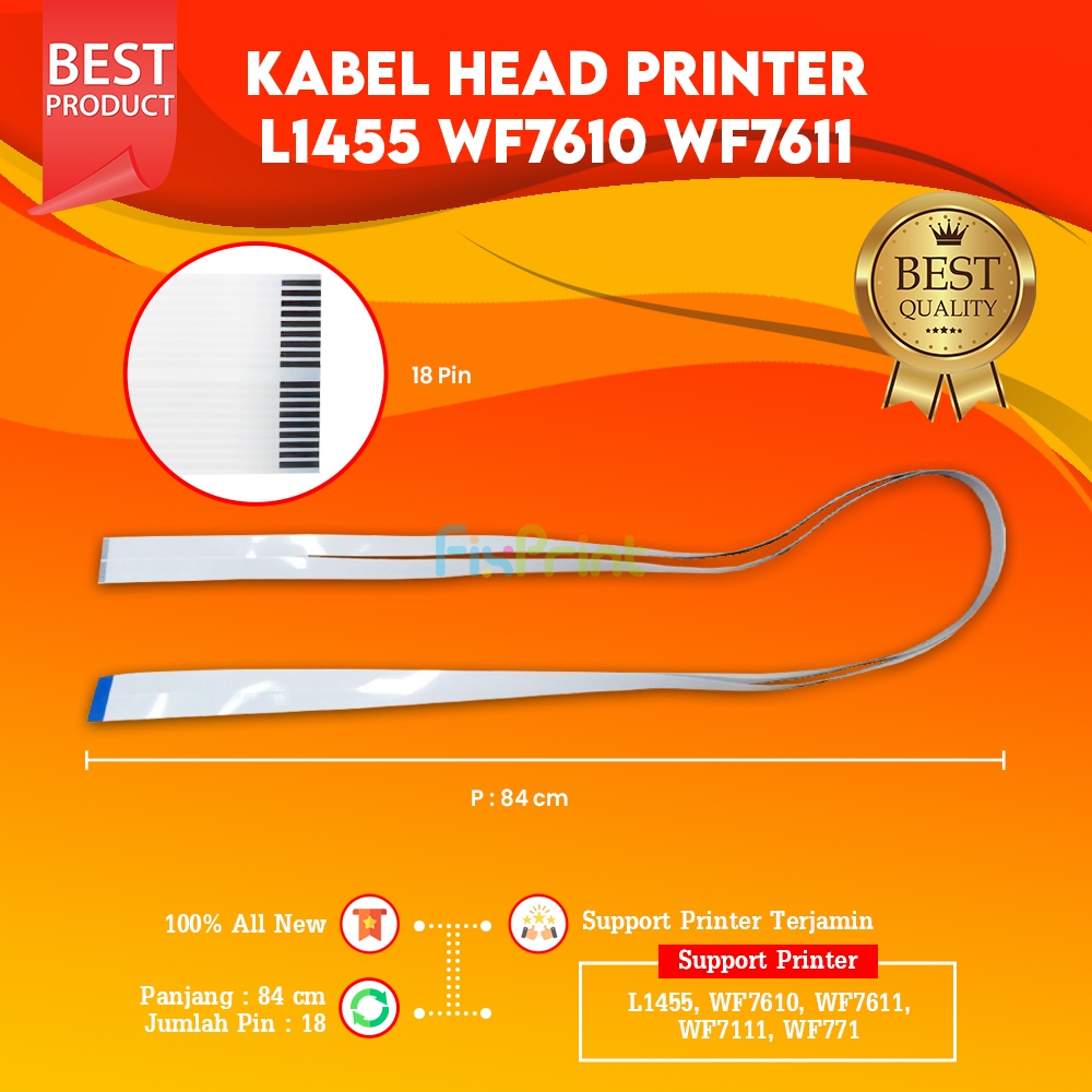 Kabel Head Printer Epson L1455 WF7610 WF7611 WF7111 WF7711 Flexible Print Head WF-7610 WF-7611