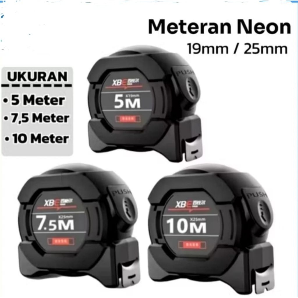 

meteran neon 5m 7.5m 10m alat meteran tukang serbaguna