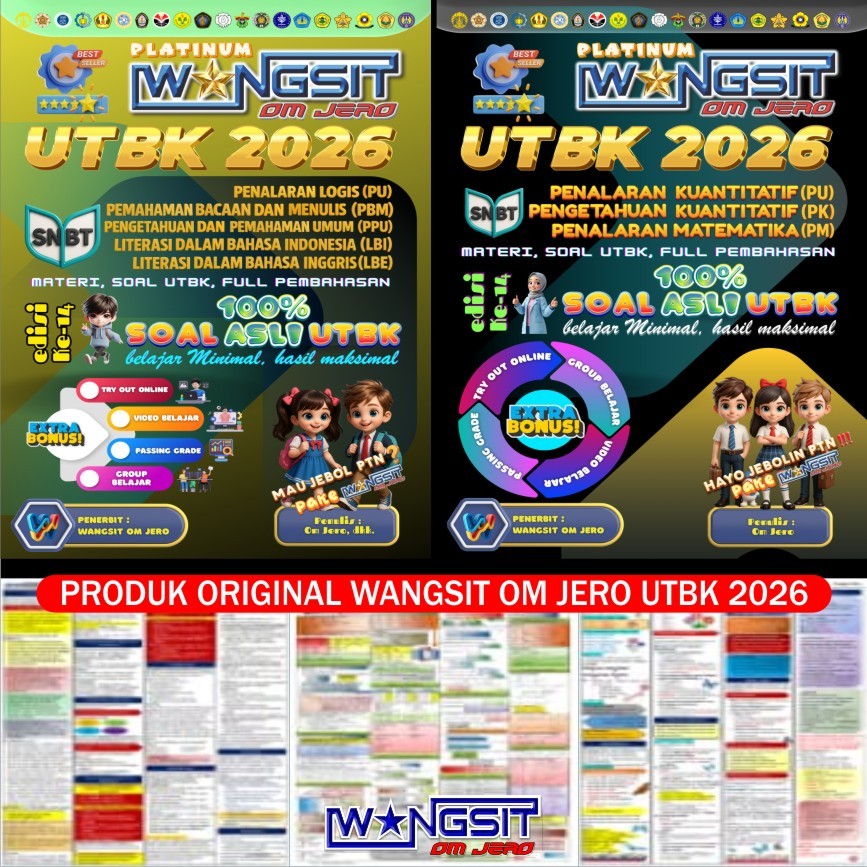 [UTBK SNBT 2026] Buku Wangsit UTBK SNBT TPS 2026 / Buku Skolastik PAKET TPS 2026