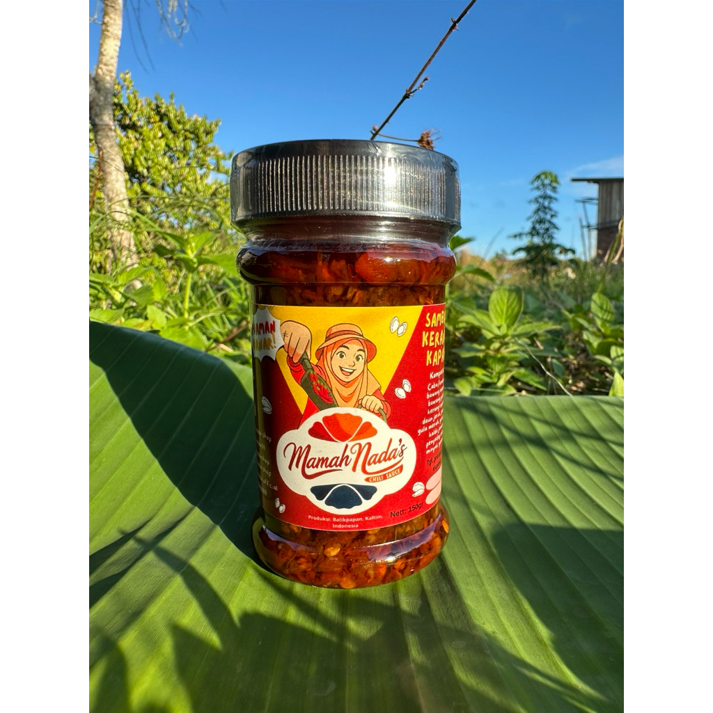 

(Pedas Betul) SAMBAL KERANG KAPAH Mamah Nada 1 botol isi 150gr