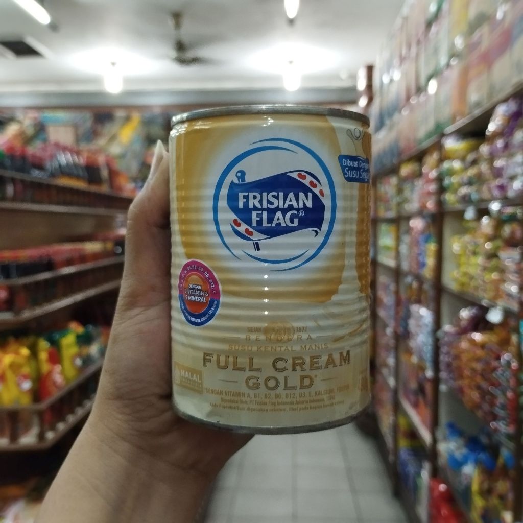 

FRISIAN FLAG BENDERA SUSU KENTAL MANIS FULL CREAM GOLD KALENG 490 g