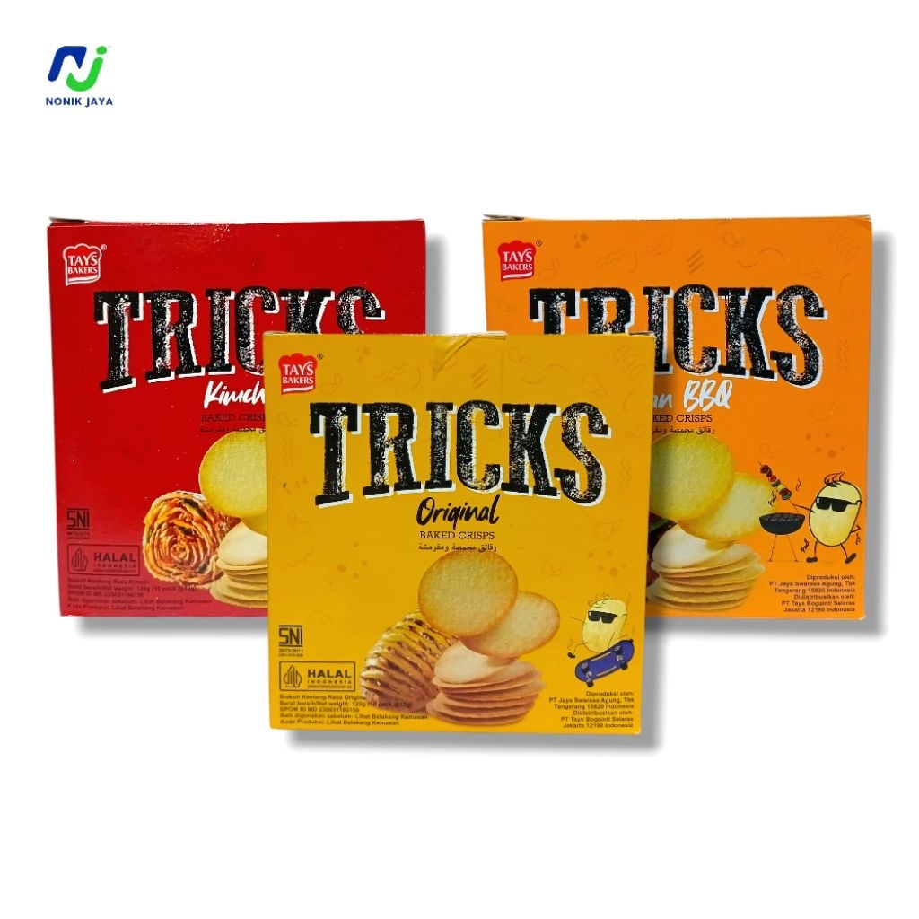 

( PAKET 2 BOX ) Tricks Potato Kentang Panggang Box Isi 10 Pcs@12gr