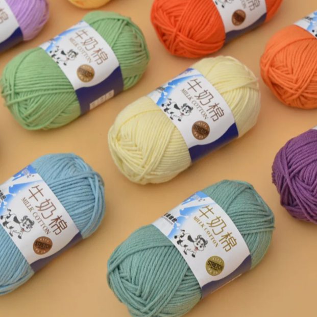 [Part 2] Benang Rajut Milk Cotton 5 Ply/Benang Rajut Katun Susu Lembut/Milk Cotton Yarn